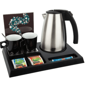 Plateaux Artalys pour bouilloires EXPRESSO et LUNGO – Équipements de chambre hôtel pratiques et élégants