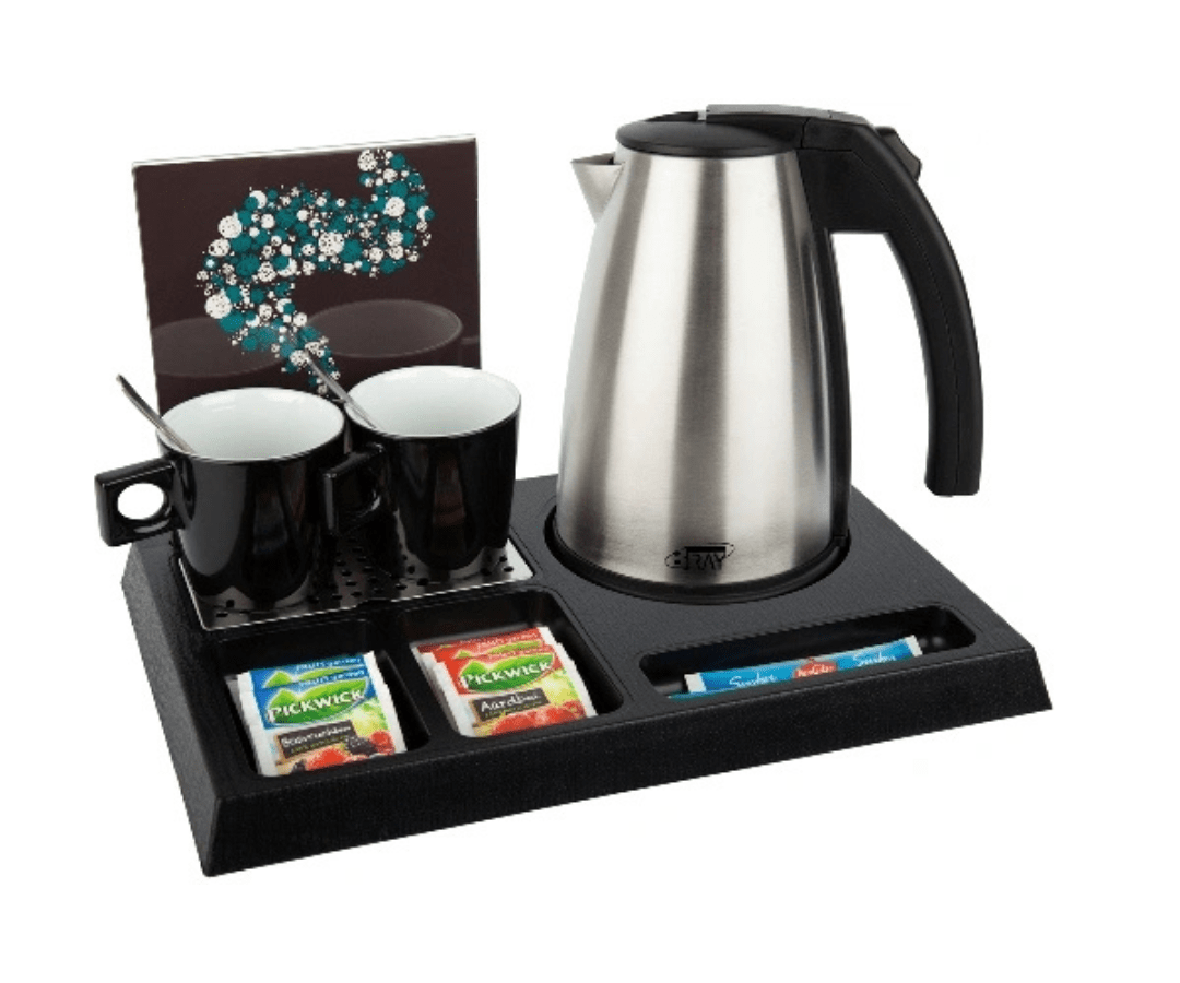 PLATEAUX Plateaux Artalys pour bouilloires EXPRESSO et LUNGO – Équipements de chambre hôtel pratiques et élégants